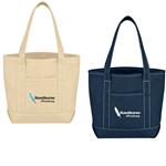 JH3251 Small Cotton Canvas Yacht Tote With Custom Imprint